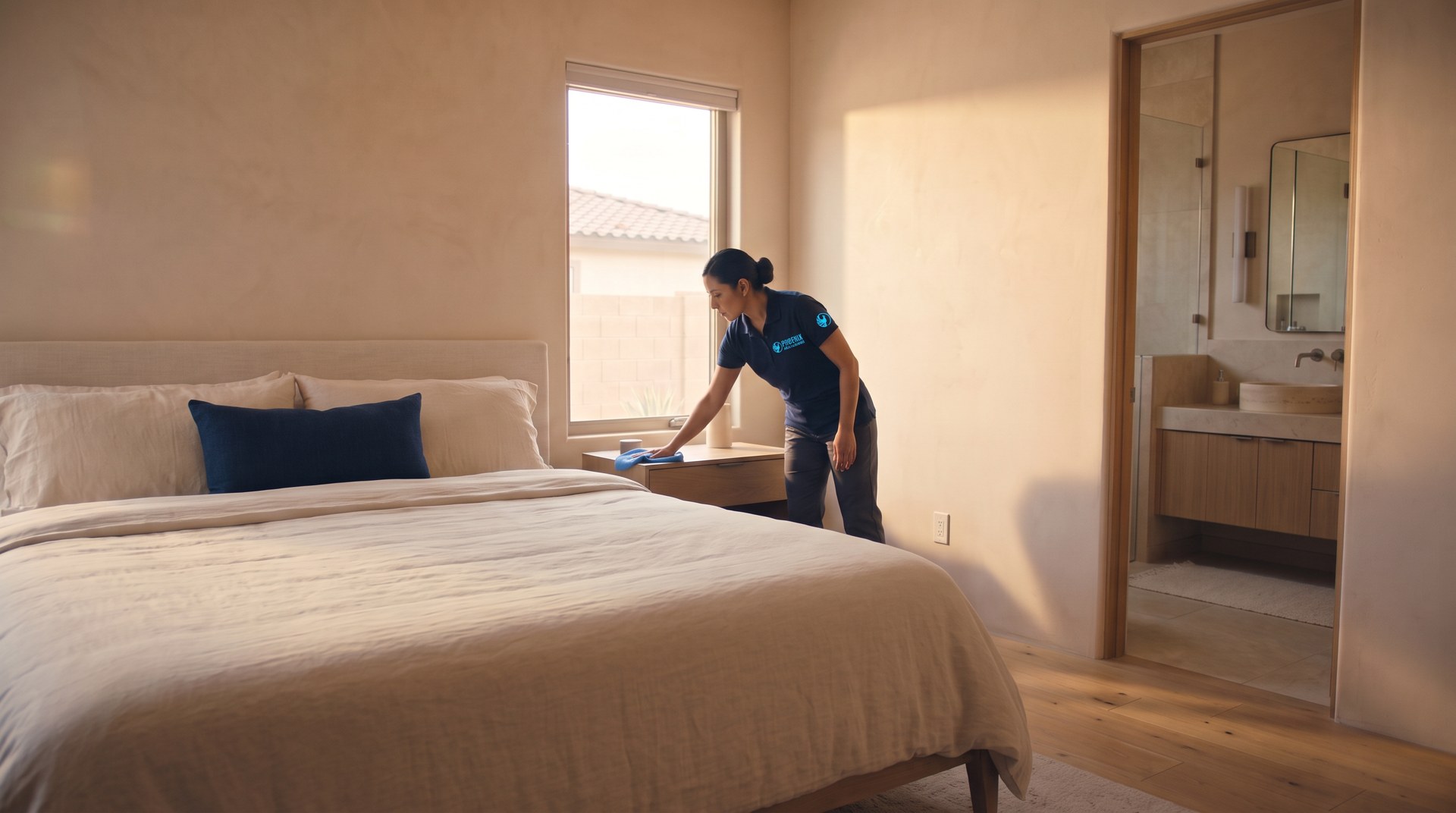 Cleaning scene: home cleaning